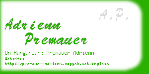 adrienn premauer business card